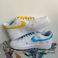 Custom Air Force 1 White With Tom And Jerry Cartoon Pattern