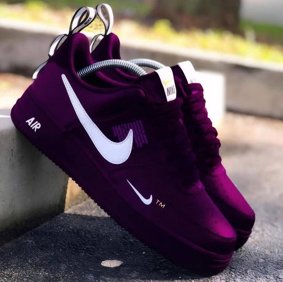 Purple Black Sneaker Custom Air Force 1