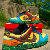 Hand Painted KND Themed Custom Sneakers