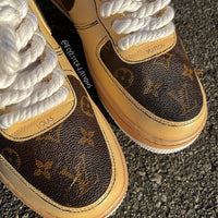 Hand Painted Custom Monogram Air Force 1 Sneakers