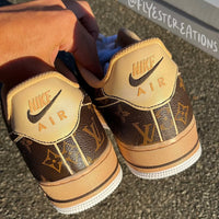 Hand Painted Custom Monogram Air Force 1 Sneakers