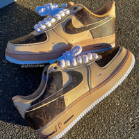 Hand Painted Custom Monogram Air Force 1 Sneakers