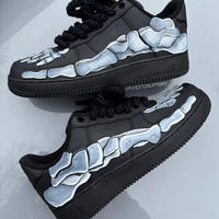 Hand Painted Skeleton Custom Air Force 1 Sneakers