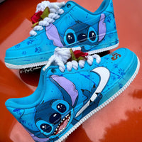 Hand Painted Stitch Custom Air Force 1 Sneakers