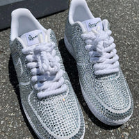Handmade Rhinestone Custom Air Force 1 Sneakers