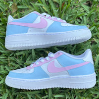 Custom Air Force 1 Baby Blue Pink Cinnamoroll Cartoon