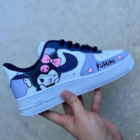 Custom Air Force 1 Baby purple Kuromi Cartoon