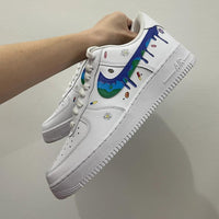 Custom Air Force 1 Dripping and Portrait