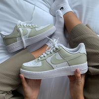 Custom Air Force 1 Light Green White