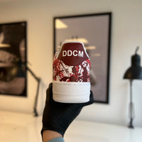Custom Air Force 1 Red White Splatter