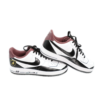Custom Air Force 1 White Black Burgundy Lamborghini Logo
