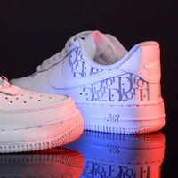 Custom Air Force 1 White Dior Pattern