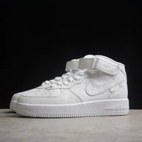 Custom Air Force 1 White With LV Embossing