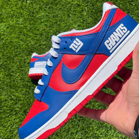Custom Dunk Red Blue New York Giants Theme