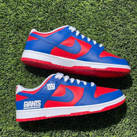Custom Dunk Red Blue New York Giants Theme