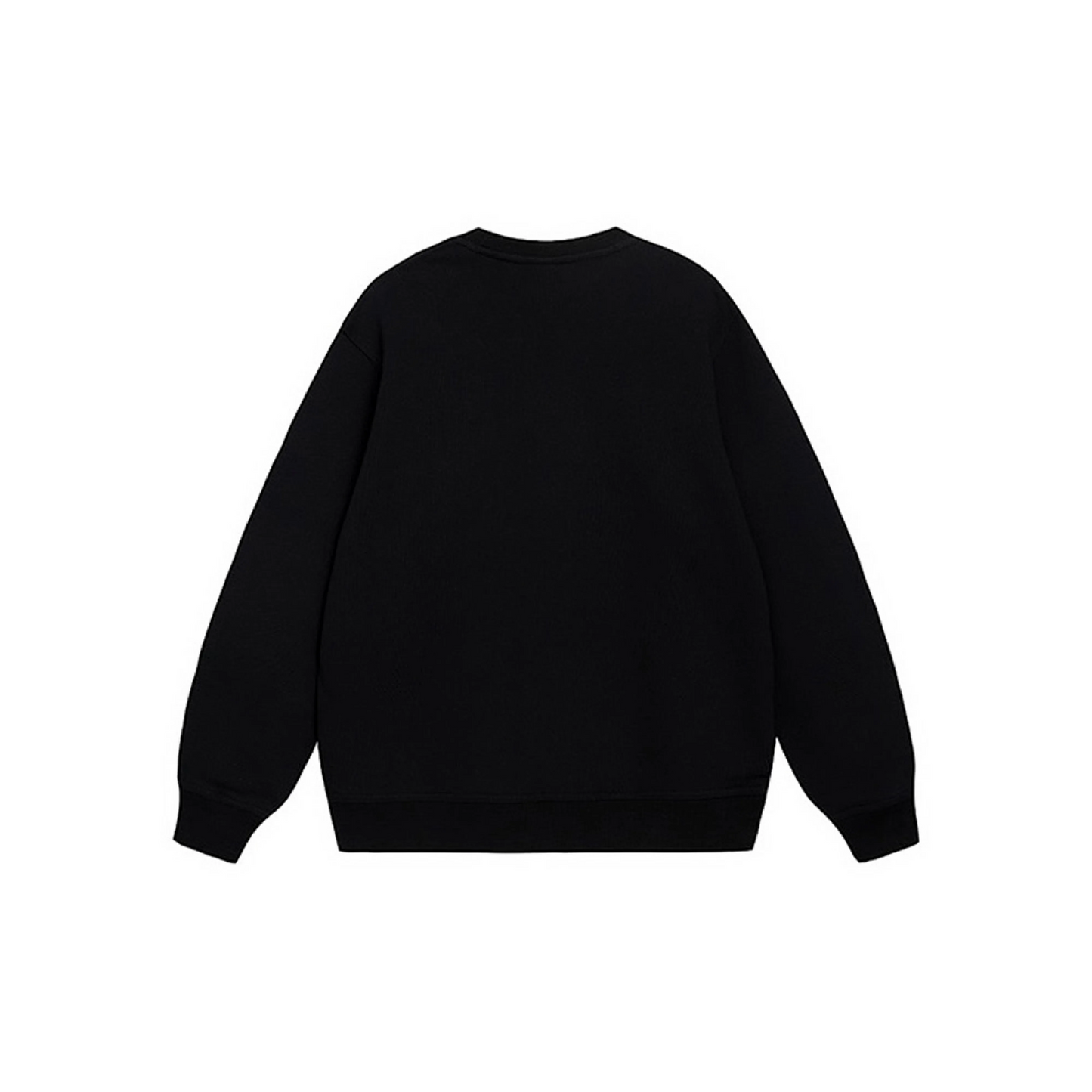 Custom Embroidery Nike Sweatshirt Black With Golden Bamboo Leaves