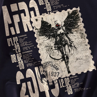 Custom Nike Sweatshirt Black Featuring Fantasy - themed Graphics