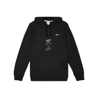 Custom Nike Sweatshirt Black With Abstract Pattern And Mysterious Figure