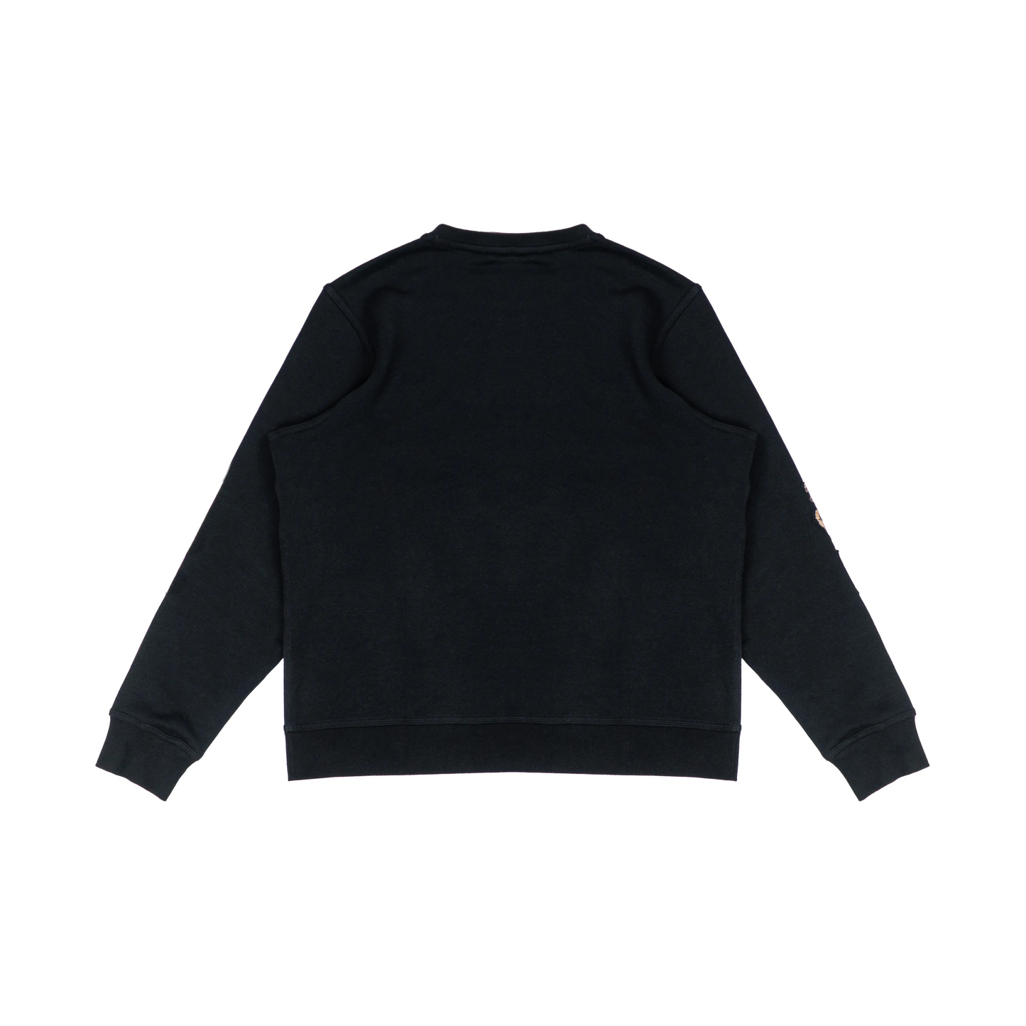 Custom Nike Sweatshirt Black With Vintage - Style Patchwork Pattern