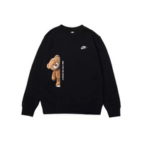 Custom Nike Sweatshirt Teddy Bear Graphic With Text