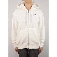 Custom Nike Sweatshirt White Minimalist Design With Small Logo