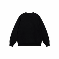 Custom Nike Sweatshirt With PAnda Pattern on Red Stripes