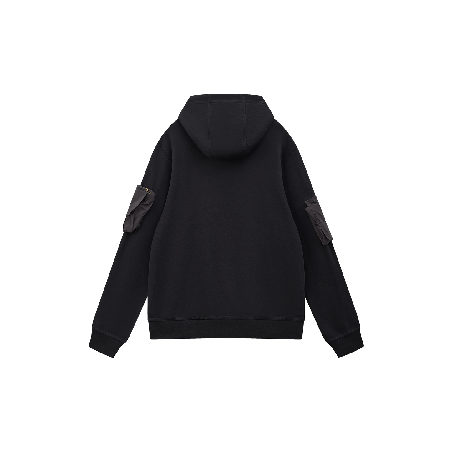 Custom Nike Sweatshirt With Utility Pockets Black Design