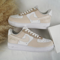 Nike Air Force 1 Shadow Blanco Negro Personalizado