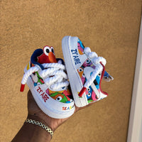 Seasame Cartoon Custom Air Force 1