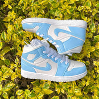 custom air jordan 1 baby blue