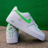 Lucky Mood Collection Mint Green Outline Air Force 1