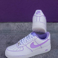 Sassy Mood Collection AF1 Lilac Purple Outline Air Force 1