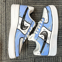 Custom Air Force 1 X Cartoon Blue