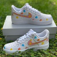 Custom Air Force 1’s🌼🌸