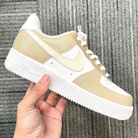 Custom Air Force 1 X Gradient beige