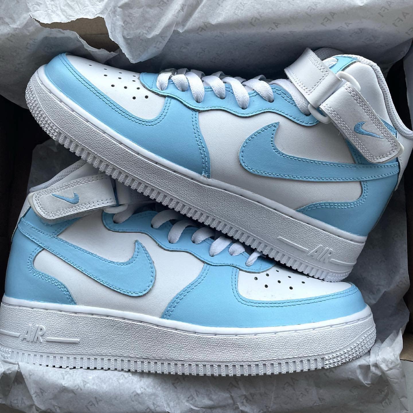 Custom Air Force 1 Baby Blue