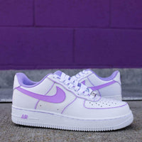 Sassy Mood Collection AF1 Lilac Purple Outline Air Force 1