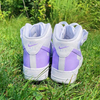 Lilac Custom Nike Air Force 1 Mid Light Purple