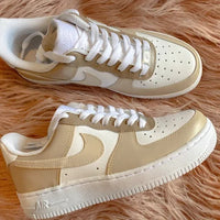 Custom Air Force 1s | Tan Colors
