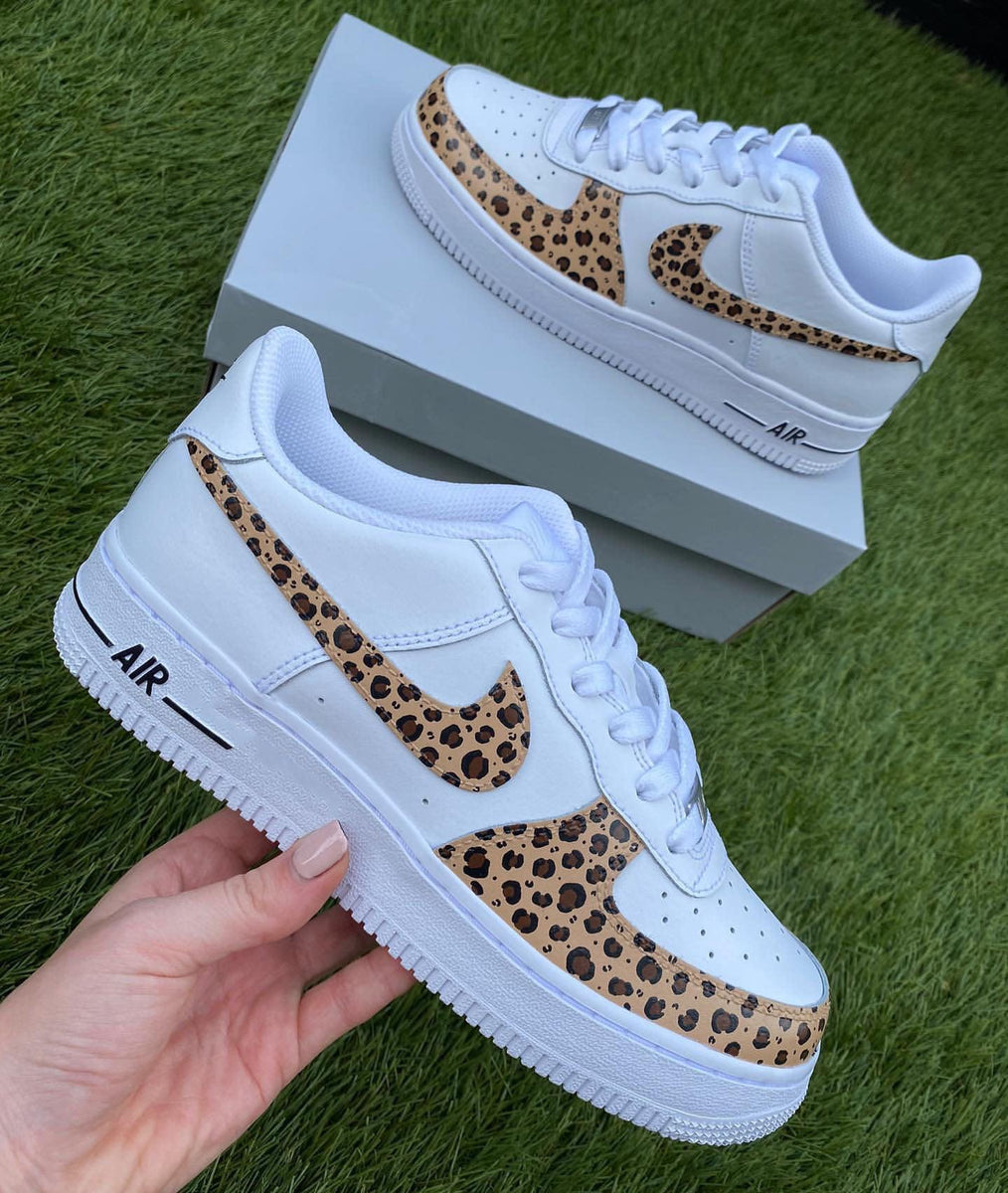 Custom Air Force 1 Leopard print – insdrip