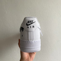 Custom Nike Air Force 1’s drip Swoosh