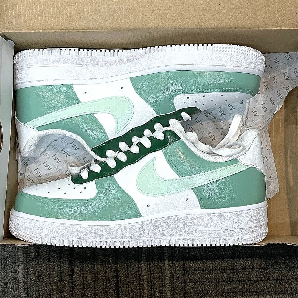 Custom Air Force 1 X olive green