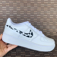 Custom Nike Air Force 1 Cow Print