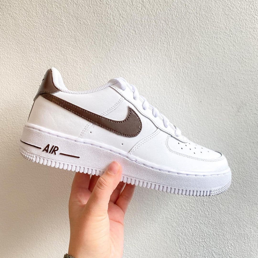 Custom Air Force 1 Chocolate brown