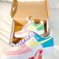 Hand Painted Pastel Custom Air Force 1