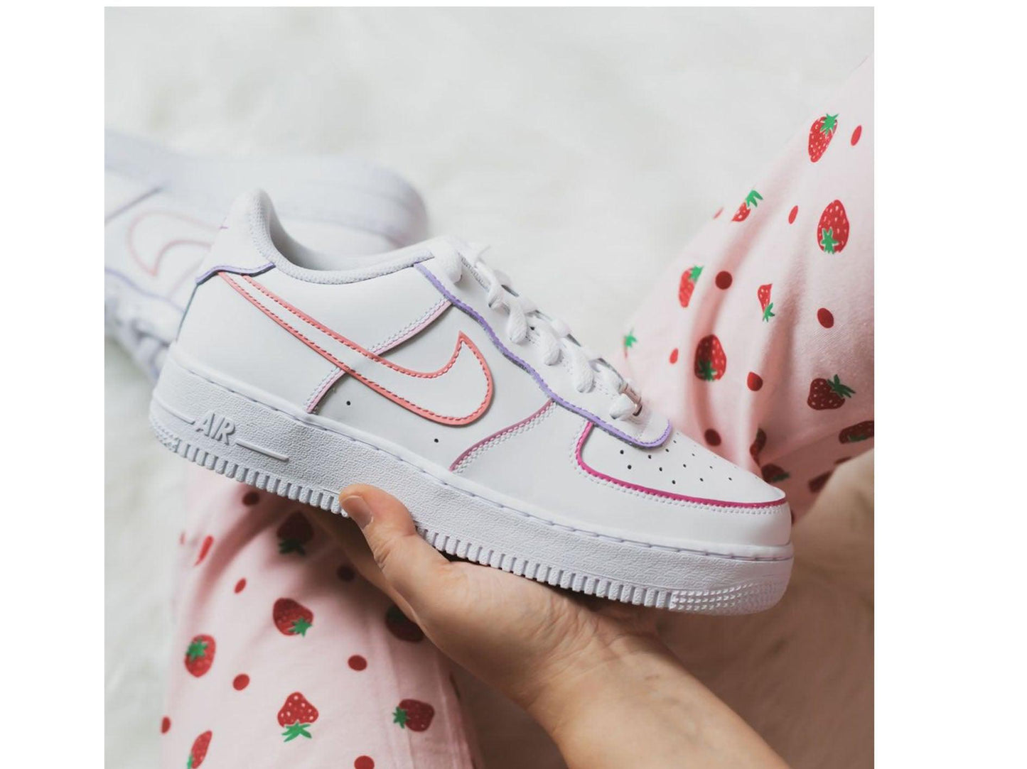 Red Air Force 1 Custom