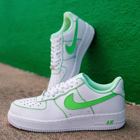 Lucky Mood Collection Mint Green Outline Air Force 1