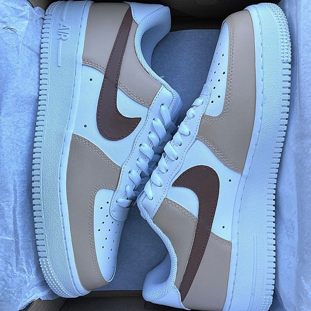 Custom Air Force 1 X Gradient brown