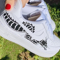 Custom Air Force 1 Dragon White Black