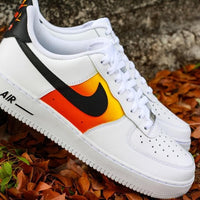 Custom Air Force 1 Blacked Out Sunrise